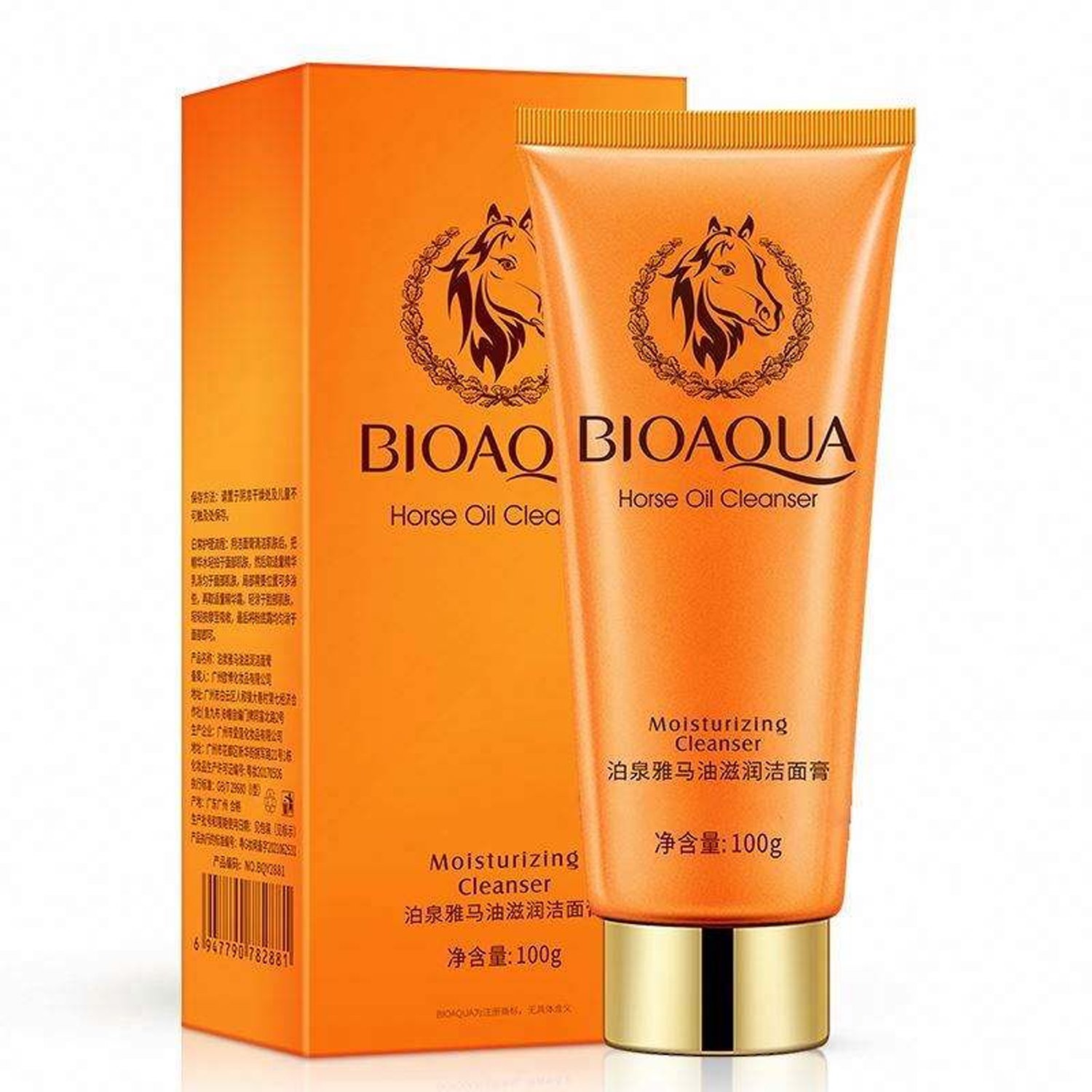 BIOAQUA Horse Oil Facial Cleanser Facewash – 100g